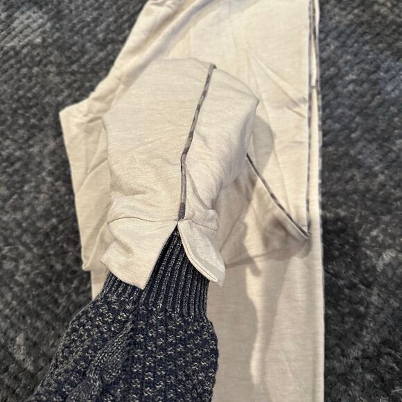 NWT Mystree Women’s Sz Lg Tracksuit Long Sleeve Top & Pant Leopard Print Trim - Picture 7 of 8